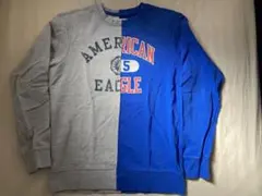【AMERICAN EAGLE】アメリカンイーグル/スウェット/グレー／ブルー