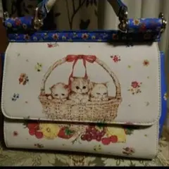 franche lippee　フランシュリッペ　猫柄　バック