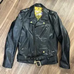 希少Lサイズ　Rats レザージャケット　本革　黒 RATS 黒 馬革ジャケット Lサイズ