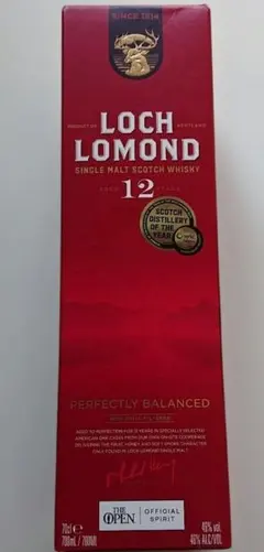 LOCH LOMOND 12年 シングルモルトウイスキー 空箱