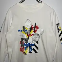 NIKE　ナイキ　長袖Tシャツ　サイズM　ロンT　デカロゴ　希少　サボテン　古着