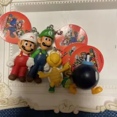 【即購入可】スーパーマリオ　キーホルダー　４種セット　キーチェーンマスコット