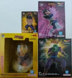 ドラゴンボール一番くじ スペクタクルバトル B C D ラストワン賞 4点