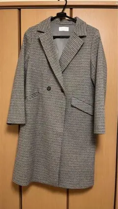 GLOBAL WORK チェスターコート ブラウン系チェック