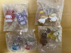 サンリオキャラクターズ なかよしドロップチャーム　全4種コンプリート