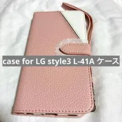 未使用✨️case for LG style3 L-41A ケース 手帳型