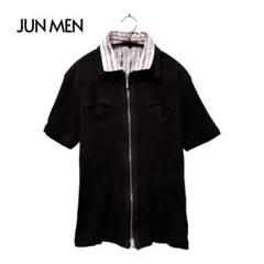 00s JUN MEN Docking Zip-Up Shirt Y2K 平成のサムネイル