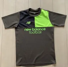 New Balance半袖サッカーTシャツ　ブラック×イエロー　NB ＤＲＹのサムネイル