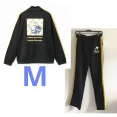 新品★ピアプロバツ丸ジャージ上下セットM黒◆プロセカセットアップ鏡音レン初音ミク