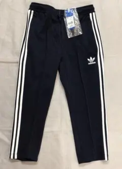 新品アディダス ジャージ トラックパンツ ネイビー M センタープレス ★