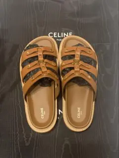 ☆CELINE ティッピ トリオンフ サンダル37美品 - メルカリ