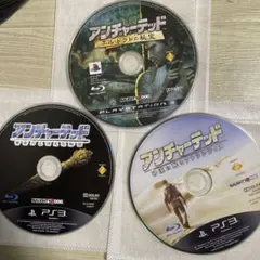 動作確認済み　3本セット　ps3 アンチャーテッド