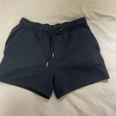 1PIU1UGUALE3 RELAX スウェットショートパンツ 黒のサムネイル
