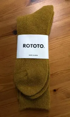 【新品】ROTOTO ロトト ソックス D.YELLOW 25-27cmのサムネイル