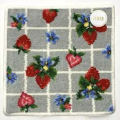 完売品❤️ストロベリーフィールドプティ✨シルバーグレー❤︎フェイラー❤︎ハンカチ