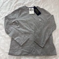 （新品）Polo Ralph Lauren グレー 長袖カットソー 4/4T