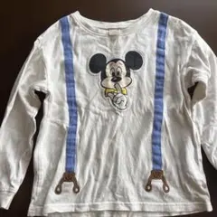 petit main ミッキーマウス 長袖Tシャツ 120cmのサムネイル