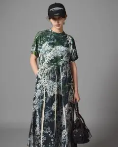 新品NON TOKYO DIRECT PRINT RIB ONE-PIECE
