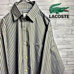 【USED】LACOSTE(ラコステ) ストライプシャツ メンズ3