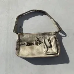 00s archive leather hand bag grunge y2k