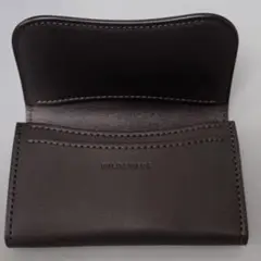 (タダノ猫) wild swans Wネームレザー 名刺入れ 黒 タダノ猫様専用) wild swans Wネームレザー 名刺入れ 黒