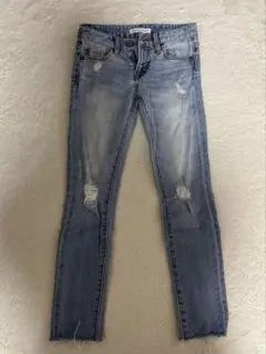 AZUL BY MOUSSY スキニーデニム ライトブルー