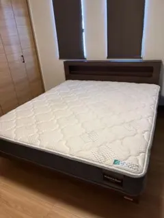 大塚家具購入】Sealy クイーン相当マットレス＋ベッドフレーム 使用約1