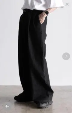 【超美品】 Casper John 13オンス フレアデニム ブラック