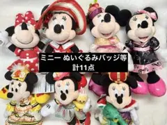 ディズニー ミニー ぬいぐるみバッジ ポージープラッシー ミニスタ