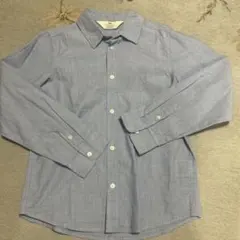 新品未使用　タグ付き　H&M ライトブルー キッズ長袖シャツ　130センチ