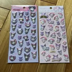 サンリオ ぷくっとシール マイメロ クロミ 2枚セット