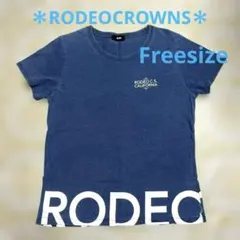 RODEOCROWNS ロデオクラウンズ　トップス　 半袖Tシャツ　フリーサイズ
