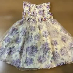 anyfam 紫陽花柄 ノースリーブ ワンピース 110cmのサムネイル