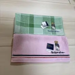 新品未使用 ラルフローレン ポロベア タオルハンカチ