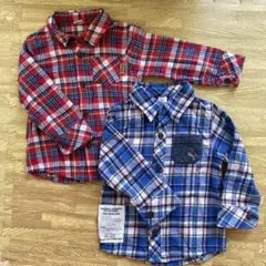 シャツ 長袖　トップス　90cm