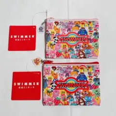 SWIMMER ミニポーチ キャンドゥ コラボ