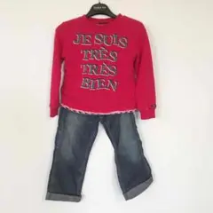 美品！FITH 120cm トレーナー&デニム