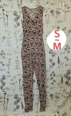 448 ノースリーブオールインワン サロペット