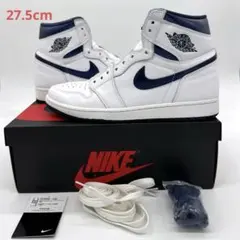 AIR JORDAN 1 RETRO HIGH OG METALLIC NAVY
