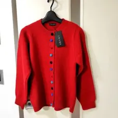 TRUBE 赤 カーディガン L