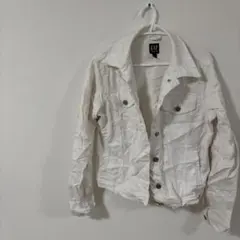 美品✨️【S】GAP デニムジャケット ホワイト かわいい