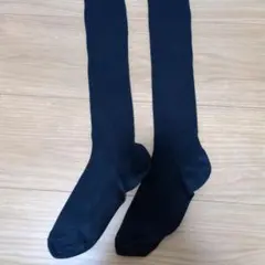 紺 ハイソックス　中古　b