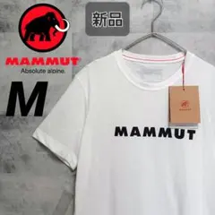 ✨新品タグ付き✨ MAMMUT マムート Tシャツ M ホワイト キャンプのサムネイル