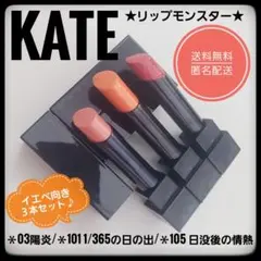 KATE ケイト　リップモンスター★03・101・105★イエベ向き３本セット