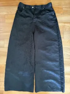 KUUUPYリーフジャガード総柄ワイド パンツ size: L