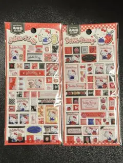 【感謝セール】正規品ハローキティタイルシール2枚セットA海外限定発売　在庫わずか