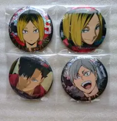 ハイキュー缶バッジビスケット　孤爪研磨