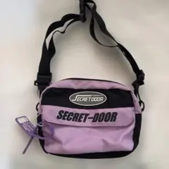SECRET DOOR ショルダーバッグ 紫/黒 ウエストポーチ2wayのサムネイル