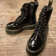 極美品！ドクターマーチン ジェイドン ハイ 10ホール 厚底 ブラック 黒 3