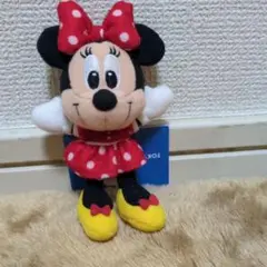 ミニー　ぬいぐるみキーホルダー